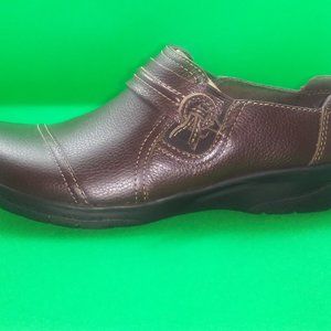 Clarks Cheyn Madi dark brown clogs, Leather